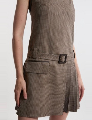 Rochie scurta Karen Millen, maro