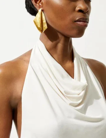 Rochie medie Karen Millen, ecru