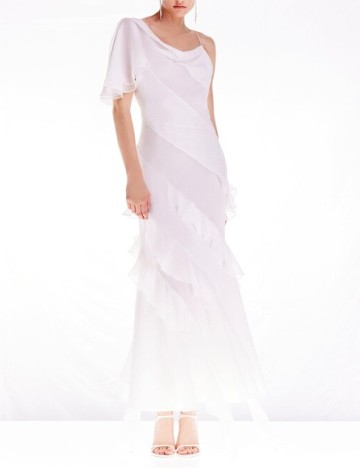 
						Rochie lunga Karen Millen, alb