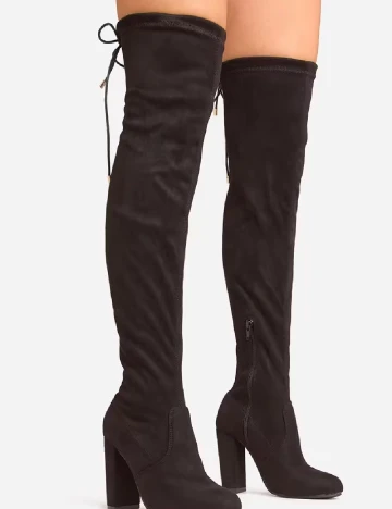 Cizme PrettyLittleThing, negru