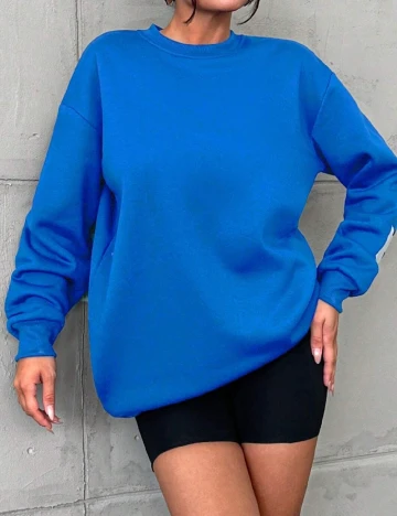 Bluza Oversize SHEIN, albastru