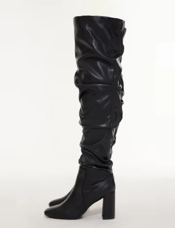 Cizme PrettyLittleThing, negru