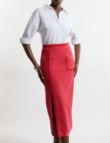 
						Fusta Karen Millen, rosu