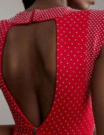 Rochie scurta Karen Millen, rosu