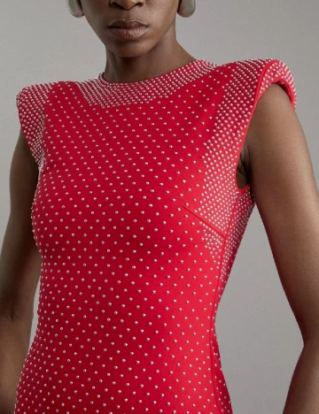 Rochie scurta Karen Millen, rosu