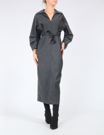 Rochie medie Karen Millen, gri inchis