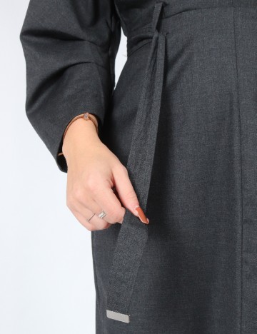 Rochie medie Karen Millen, gri inchis