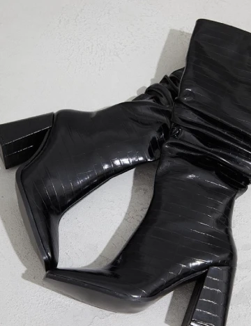 Cizme PrettyLittleThing, negru