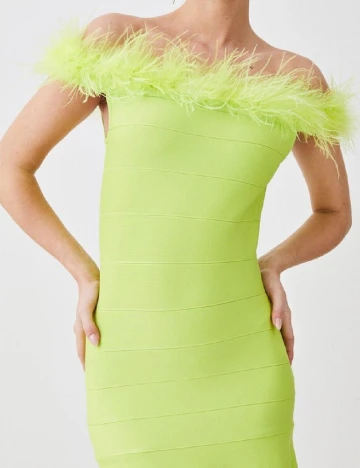 Rochie lunga Karen Millen, verde