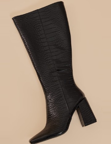 Cizme PrettyLittleThing, negru