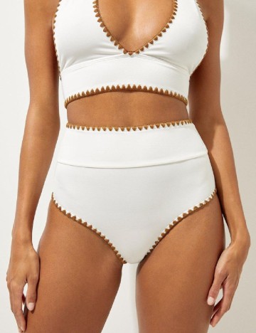 
						Chilot de  baie Karen Millen, alb