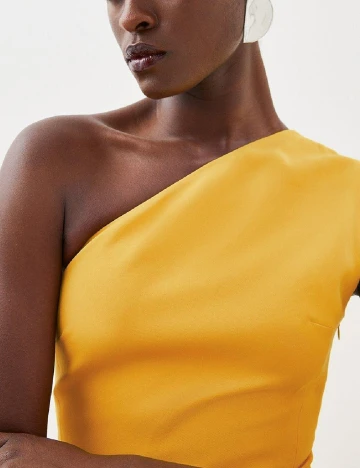 Rochie medie Karen Millen, galben