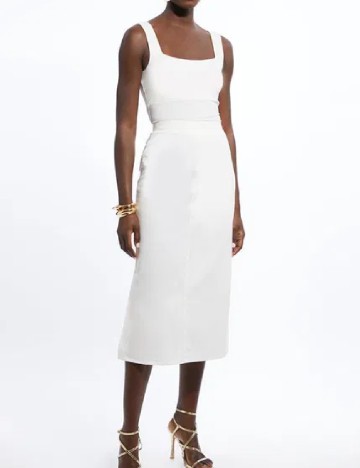 
						Fusta Karen Millen, alb