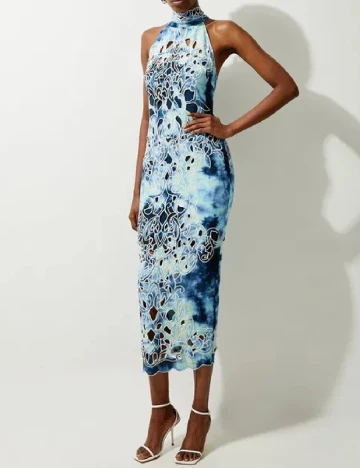 Rochie medie Karen Millen, albastru