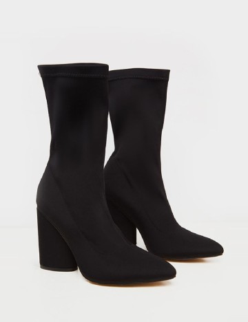 Botine PrettyLittleThing, negru