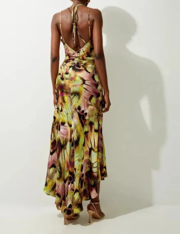 Rochie lunga Karen Millen, mix culori