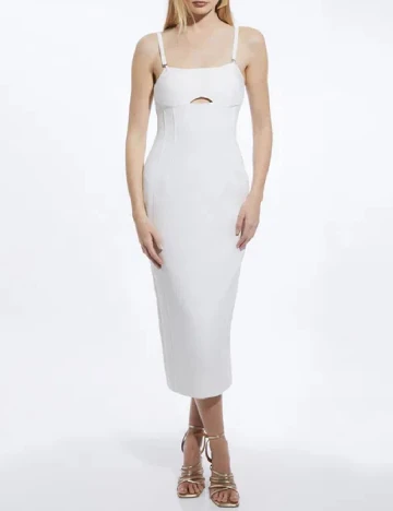Rochie medie Karen Millen, alb