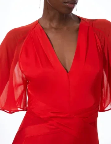 Rochie lunga Karen Millen, rosu