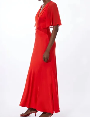 Rochie lunga Karen Millen, rosu