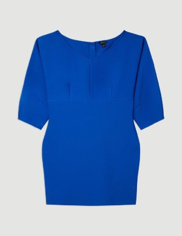 Rochie scurta Karen Millen Plus Size, albastru