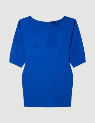Rochie scurta Karen Millen Plus Size, albastru