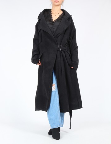 
						Palton SHEIN, gri inchis