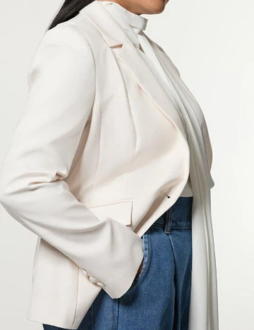 Sacou Karen Millen Plus Size, ecru