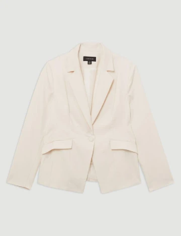 Sacou Karen Millen Plus Size, ecru