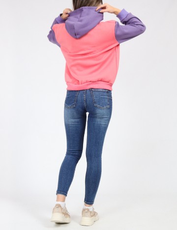 Hanorac SHEIN, roz/mov