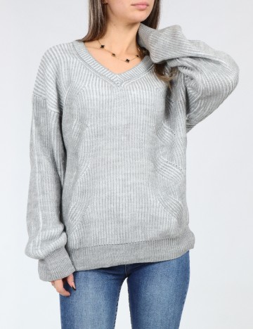 
						Pulover SHEIN, gri