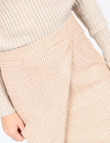 Fusta SHEIN, maro deschis