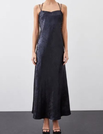 
						Rochie lunga Karen Millen, bleumarin