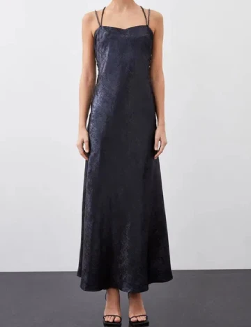 Rochie lunga Karen Millen, bleumarin