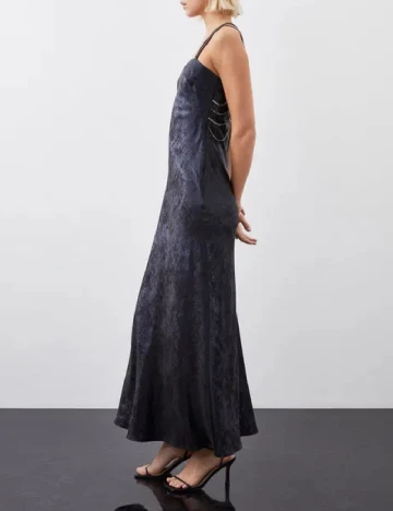 Rochie lunga Karen Millen, bleumarin