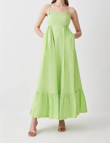 Rochie lunga Karen Millen, verde