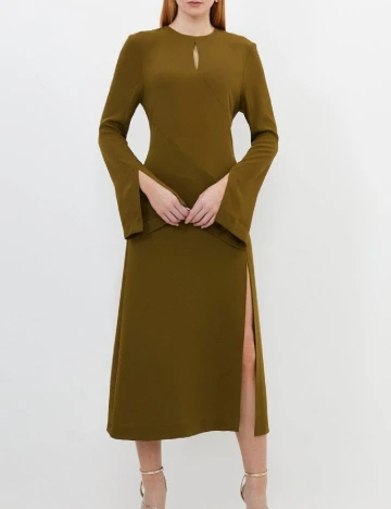 Rochie medie Karen Millen, kaki