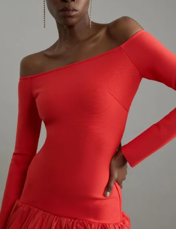 Rochie scurta Karen Millen, rosu