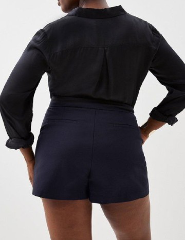 Pantaloni scurti Karen Millen Plus Size, bleumarin