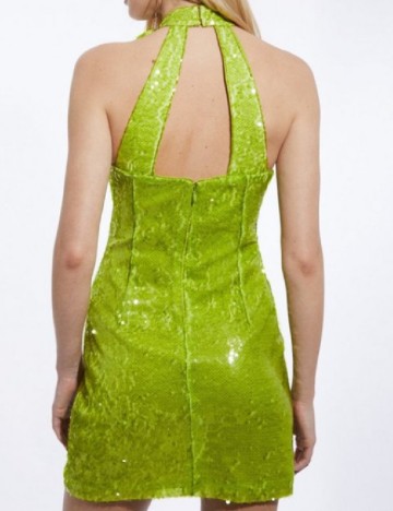 Rochie scurta Karen Millen, verde
