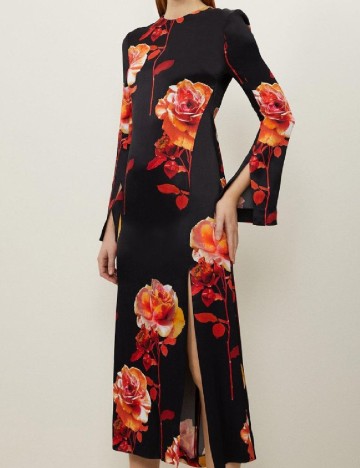 Rochie lunga Karen Millen, negru