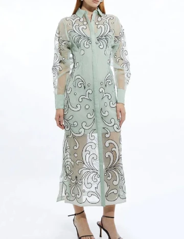 Rochie medie Karen Millen, verde