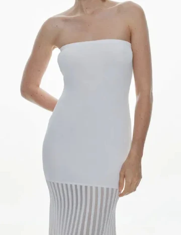 Rochie lunga Karen Millen, alb