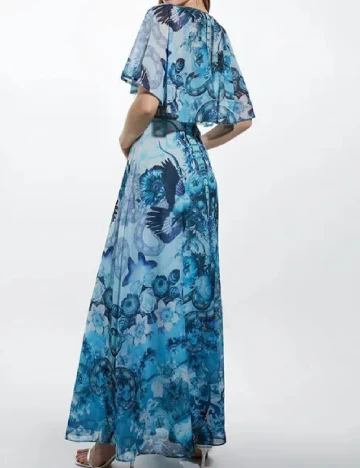 Rochie lunga Karen Millen, albastru