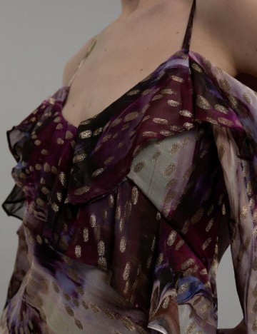 Rochie lunga Karen Millen, mix culori