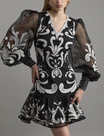 
						Rochie scurta Karen Millen, negru