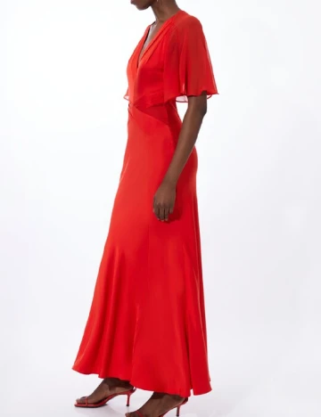 Rochie lunga Karen Millen, rosu