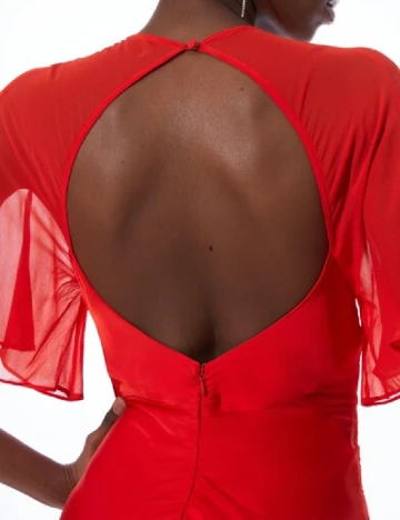 Rochie lunga Karen Millen, rosu