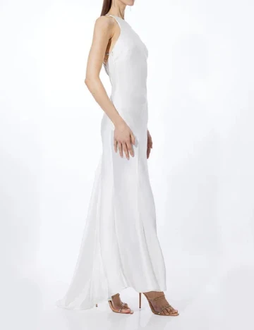 Rochie lunga Karen Millen, alb