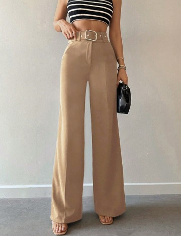 
						Pantaloni SHEIN, crem