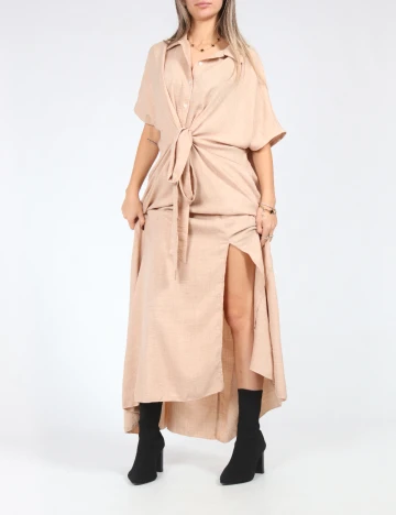 Rochie lunga SHEIN, crem